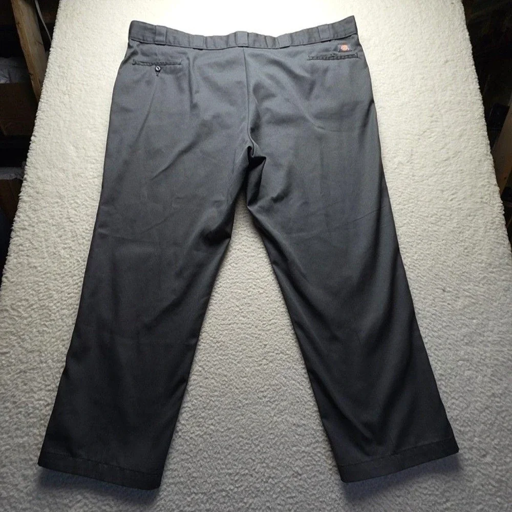 Dickies Pants Mens 54x30 Gray 874 Original Fit Workwear Chino Big & Tall